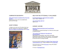 Tablet Screenshot of museumofconceptualart.com